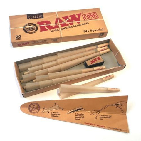 Raw 98 Special Cones 20 Pack